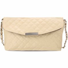 Women Fashion Retro Quilted Small Solid Clutch