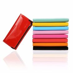Candy Color Women Leather Long Wallet Clutch Bag