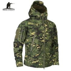 Mege Brand Clothing Autumn Men's Military Camouflage Fleece Jacket Army 