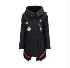 Winter Hooded Down Jacket Women Trendy Zipper Girls Streetwear Warm Casual