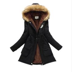 New Parkas Female Women Winter Coat Thickening Cotton Winter Jacket 