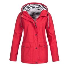 Casual Autumn Winter Hiking Jackets Women Ladies Rain Jacker Outdoor Rain Coat Zipper