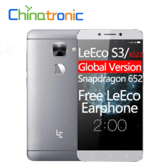 Global Version LeEco Le S3 LeTV X522 FDD LTE Mobile Phone Snapdragon 652 Octa Core 5.5"