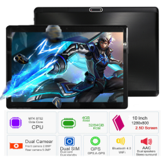2018 New Google Play Android 7.0 OS 10 inch tablet Octa Core 4GB RAM 64GB ROM 1280*800 IPS 2.5D Glass Kids Tablets