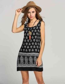 Summer Women Print Casual Dress