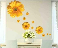 Sakura flower wall stickers bedroom