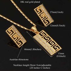 Vintage G Style Earrings Pendant