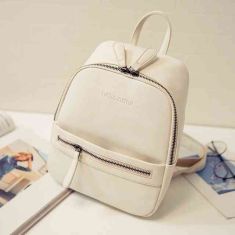 Women Backpack New Fashion Casual PU Leather ladies feminine backpack Candy color Korea school style solid Student mini backpack