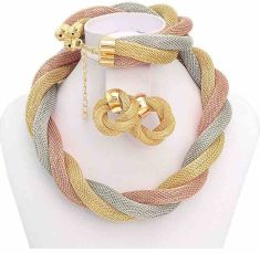 WesternRain 2015 New Products Exaggerated Big Choker Necklace&Bracelet