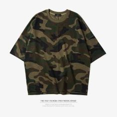 INF Men T shirt Summer 2017 Latest t shirts Oversize Men Cotton camouflage t shirt Men Hip Hop Tees Top Men's Fashion t shirts