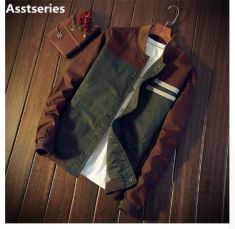 Asstseries Autumn Korean men's Cultivate one's morality short paragraph color