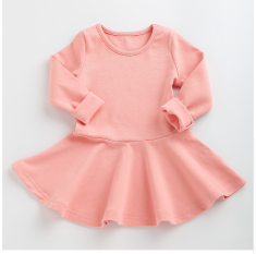 Girls Dress princess Autumn Kids Dresses for Baby Girls clothes Long Petal Sleevel