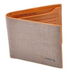 Men Leather Wallet Pockets Card Clutch Bifold Purse Light Brown