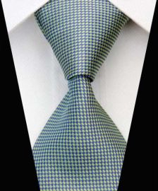 Dot Stripe Classic 100% Silk Neck Tie Design 2