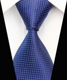 Dot Stripe Classic 100% Silk Neck Tie Design 10