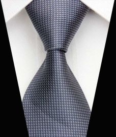Dot Stripe Classic 100% Silk Neck Tie Design 15