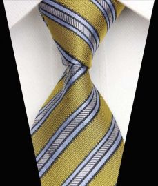 Elegant Silk Polyester Man Business Wedding  Tie Option 11