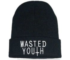 New Style Wasted Youth Beanie Wool Knitted Hat Hip Hop Cap BBOY Beanie Autumn Winter For Men Women Cap Free Shipping