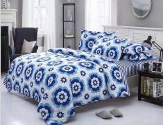 Home textiles, 4 sets of Muji bedding (Bedding bag - bedsheets - pillowcase) design 13