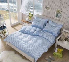 Home textiles, 4 sets of Muji bedding (Bedding bag - bedsheets - pillowcase) design 15