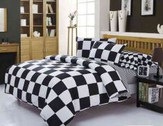 Home textiles, 4 sets of Muji bedding (Bedding bag - bedsheets - pillowcase) design 18