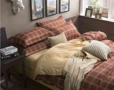 Home textiles, 4 sets of Muji bedding (Bedding bag - bedsheets - pillowcase) design 30