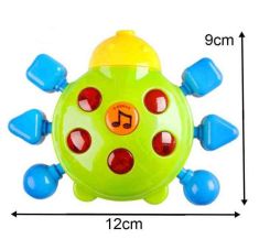 6pcs/lot New Lovely Plastic Baby Toys Hand Shake Bell Ring Rattles toys Baby Educational Toys