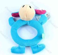 Baby Animal Model Catoon Hand Bell Ring Rattles Kid Plush Soft Toys