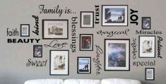 Free Shipping FAMILY IS vinyl wall lettering quote wall art / decor / family room / sticker,Frames NOT included ,f1001b