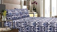 Catalina double bed sheet percale T-300 with pillowcases 