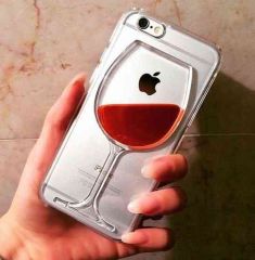 Red Wine Cup Liquid Case Cover For Apple iPhone 6 6 Plus 5 5s 4 4s