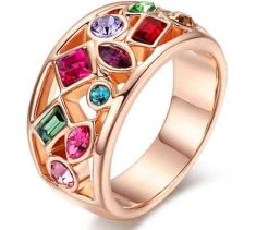 18K Gold Plated Brand Crystal Jewelry