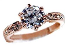 Anel CZ Diamond Rings Jewelry 925 sterling silver ring