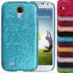 Chrome Sparkle Case Glitter Hard Cover for Samsung Galaxy S4 Mini i9190 i9195 IV