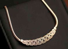 Chain Statement Necklace Gold Chokers