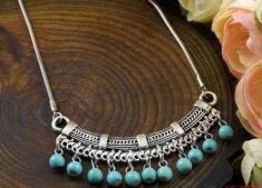 Bohemia Tibet Jewelry Vintage Turquoise Pendant