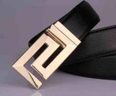 High QuESty 100% Genuine Leather Gold Buckle Cowboy Hip Strap Cintos