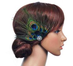 Peacock Feather Headpiece