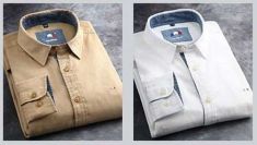 Size XS-5XL 100% Cotton Brand Striped Shirt