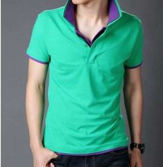 Casual Slim Fit Stylish Short-Sleeve Shirt Cotton T-shirt Size:M-XXL