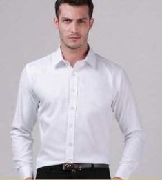 Slim Fit No Iron Men Shirt Long Sleeve Stripe French Cuff plus sizeS-5XL