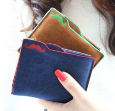 Scrubs plug-in Nubuck Mustache Wallet