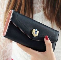 Wallets Envelope Metal Contrast Wallet