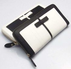 Standard Black and White Large Zipper