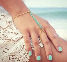 Handmade Beads Bracelet Tassel Chain