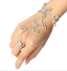 Leaves Flower Hand Harness Women Jewelry