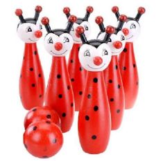 Wooden Animal Bowling Toys