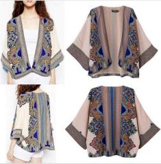 Vintage Ethnic Baroque Floral Print