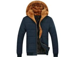 Winter Men Thick Fur Down Coats 2015