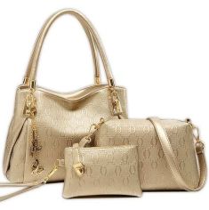 3 Sets Women Bag Leather Handbags